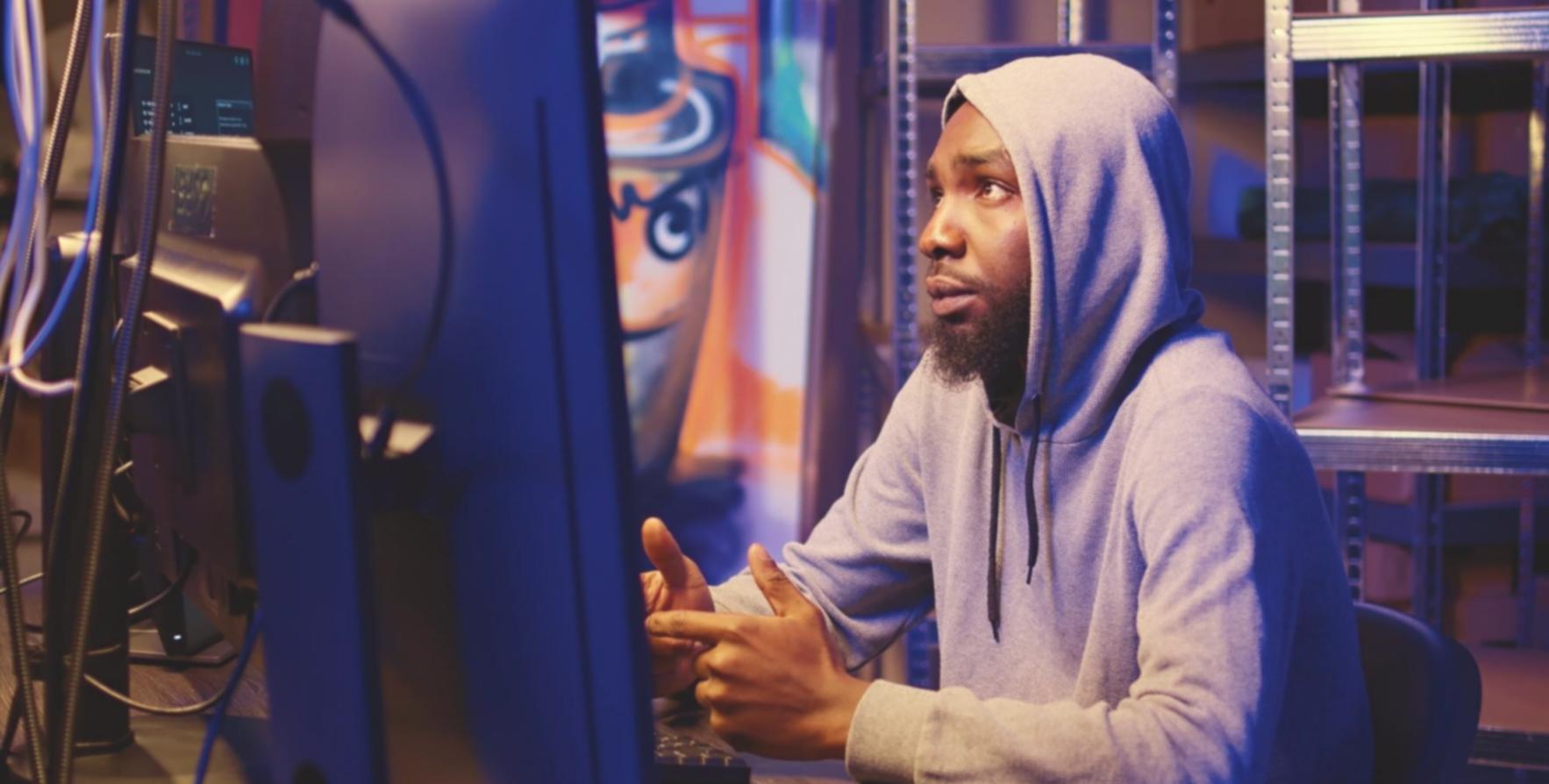 Custom chatbot interface handling customer inquiries